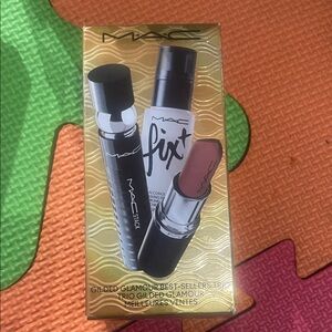 MAC Cosmetics Gilded Glamour Trio with Rich Brown Lipstick